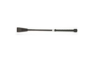 County Perforated Black Leather Handle Bat