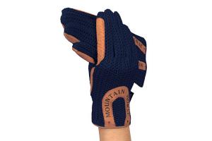 Mountain Horse Child's Crochet Gloves in Navy