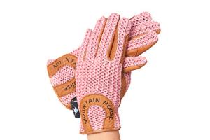 Mountain Horse Ladies Crochet Gloves in Pink
