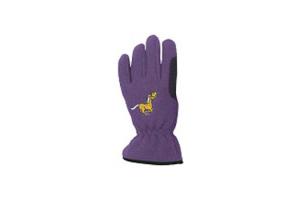 Equi-Star Children's Pony Fleece Gloves in Purple