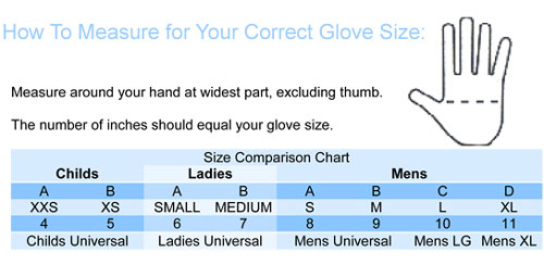 Ladies SSG Classic Leather Gloves in Black