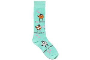 Ovation Child's Knee High Pony Power Socks in Turquoise