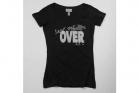 Stirrups Just Get Over It Tee Shirt in Black